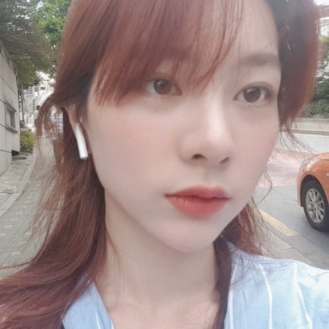 Yiyeon as seen in a selfie taken in June 2019