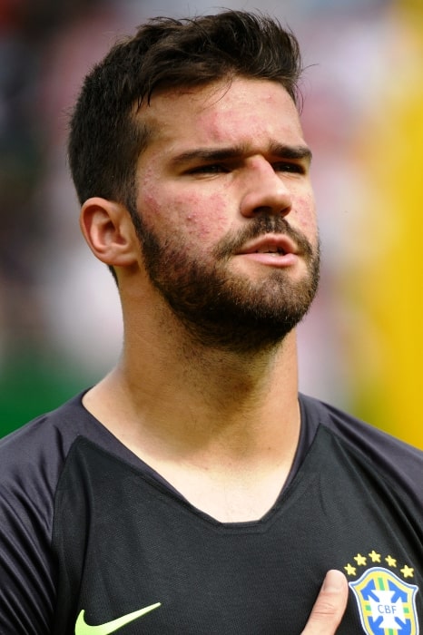 Alisson Becker at the FIFA Friendly Match in 2018