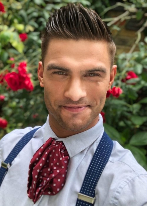 Aljaž Škorjanec in an Instagram selfie as seen in May 2019