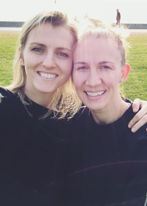 Allie Quigley and Courtney Vandersloot, as seen in March 2017