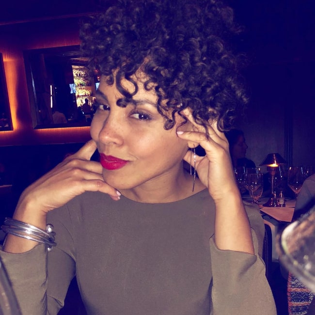 Amirah Vann as seen in February 2018