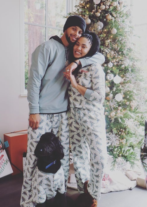 Ayesha Curry and Stephen Curry, as seen in December 2019