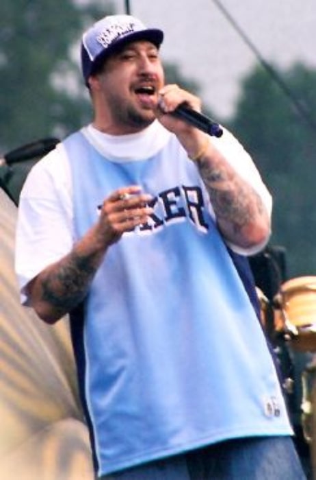 B-Real at the Bonnaroo Music Festival in Manchester, Tennessee in June 2006