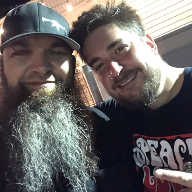 Barry and Shaun Foist of Breaking Benjamin as seen together in 2019