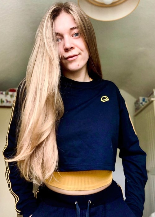 Becky Hill as seen in an Instagram Post in April 2020