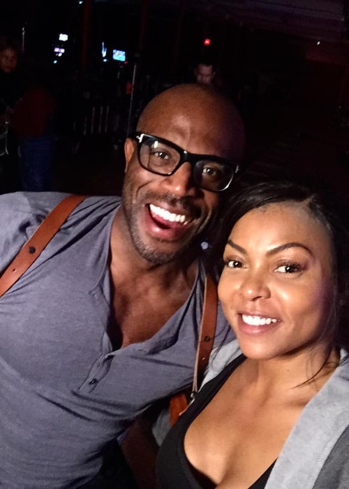 Billy Brown as seen in a selfie alongside Taraji P. Henson in May 2017