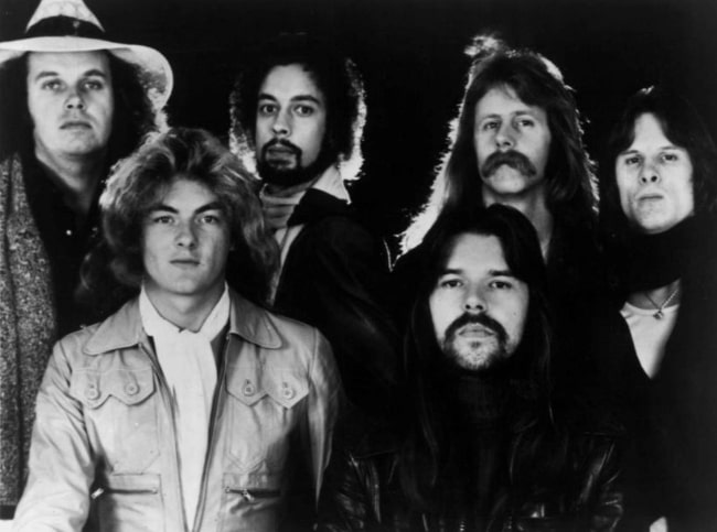 Bob Seger (Bottom Right) and the Silver Bullet Band in 1977