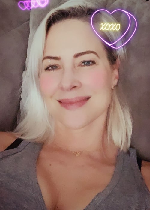 Brittany Daniel as seen in a selfie taken in May 2020