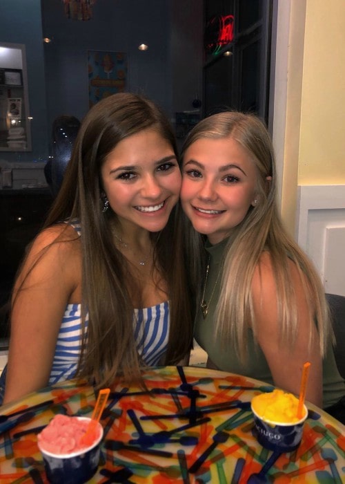 Brooklyn Davis (Right) and Emma Bebermeyer as seen in August 2019