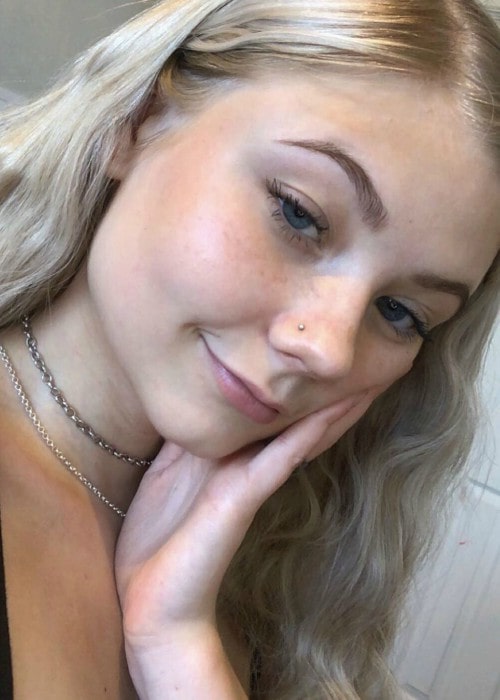 Brooklyn Davis in an Instagram selfie as seen in March 2020