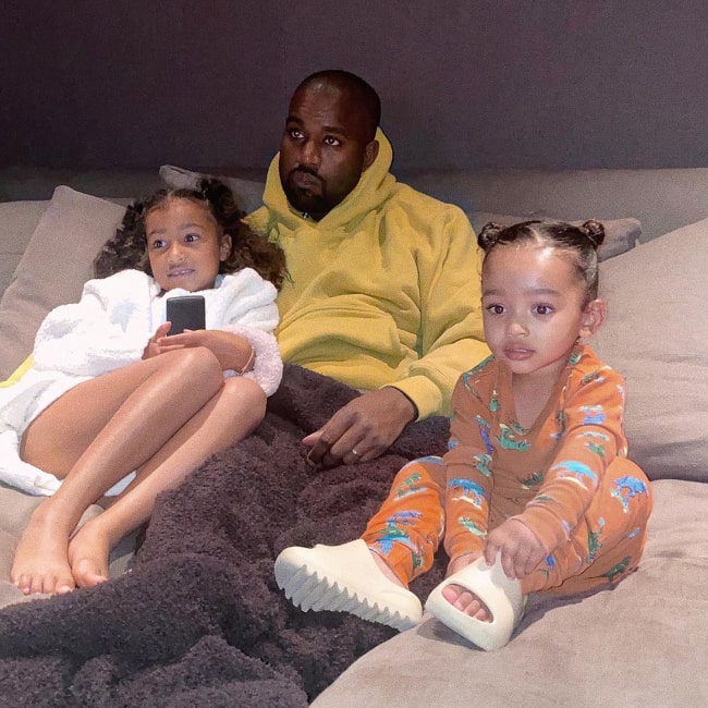 Chicago West (Right) enjoying her time with her father and older sister in May 2020