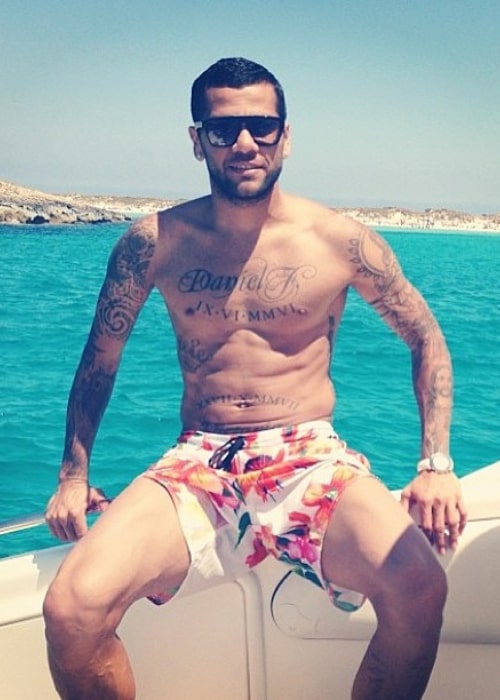 Dani Alves as seen in an Instagram Post in July 2013