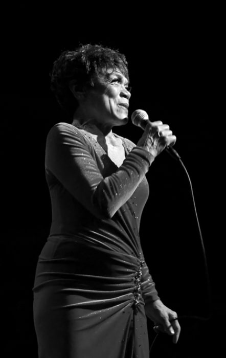 Eartha Kitt as seen while performing live in concert in 2007