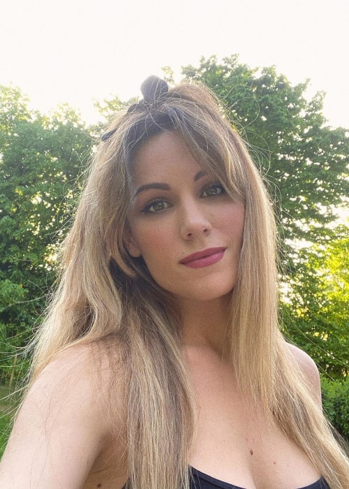 Edurne García Almagro in an Instagram selfie from May 2020