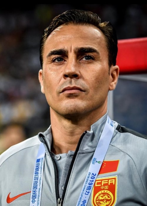 Fabio Cannavaro as seen in an Instagram Post in April 2019