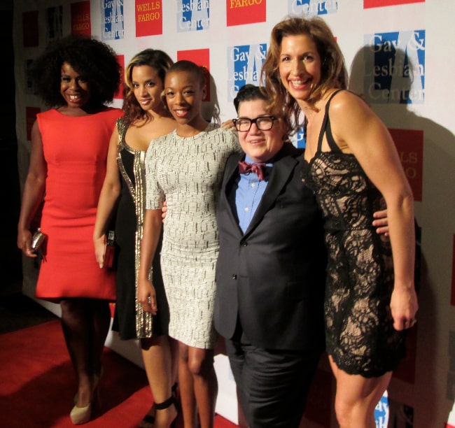 From Left to Right - Uzo Aduba, Dascha Polanco, Samira Wiley, Lea DeLaria, and Alysia Reiner from the show 'Orange Is the New Black' in November 2013