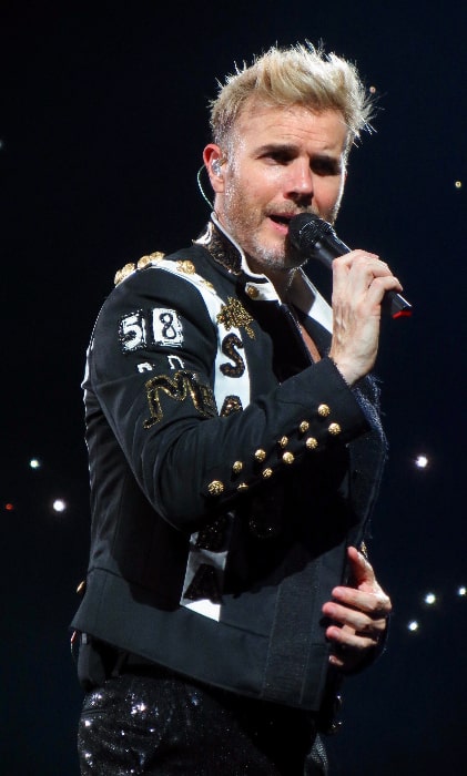 Gary Barlow performing at the SSE Hydro in Glasgow during their Wonderland Live tour in 2017
