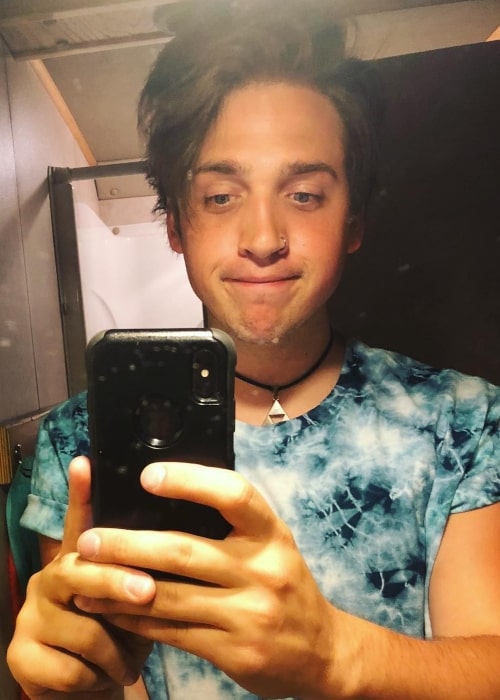 Geoff Wigington as seen in a selfie taken in July 2018