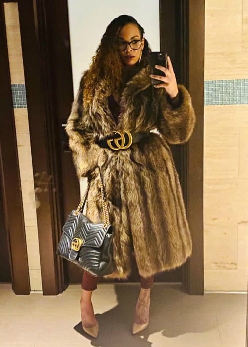 Gigi Maguire in a selfie in December 2019