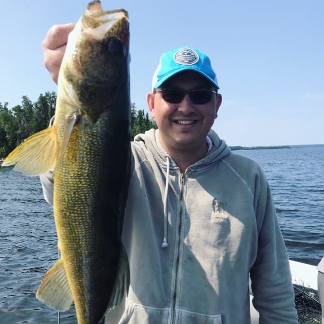 ImMarksman as seen while posing with his catch in August 2018