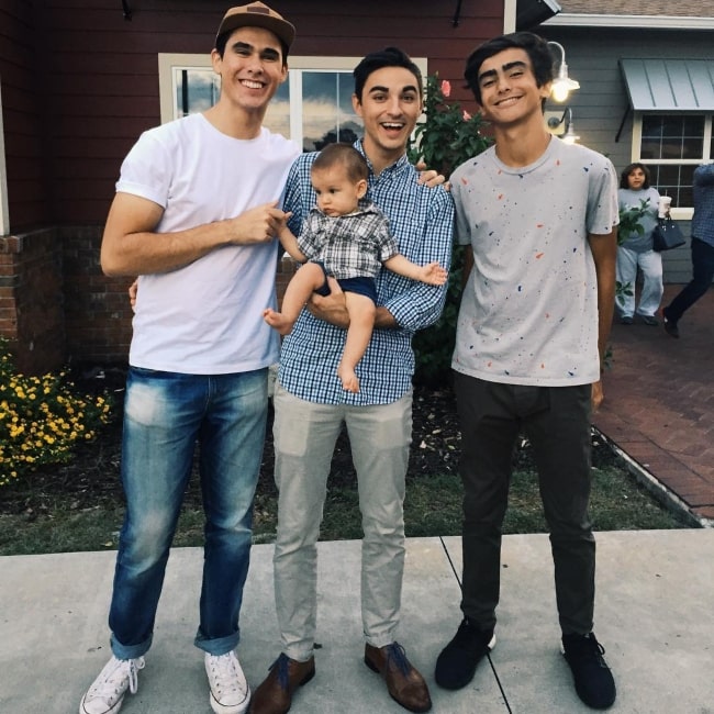 Jackson Beard as seen in a picture taken with his older brother, younger brother, and nephew in October 2016
