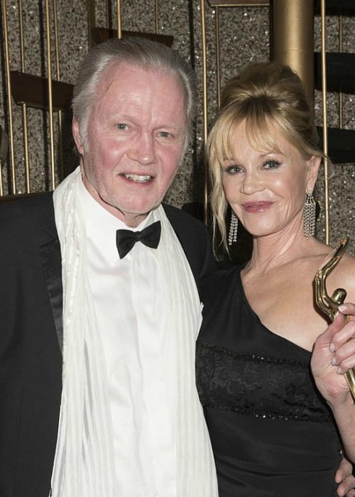 Jon Voight and Melanie Griffith as seen in February 2016