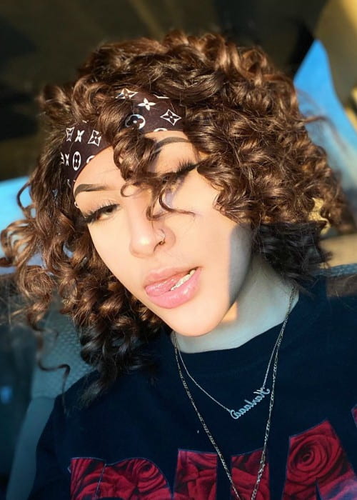 Karla Hermosillo in an Instagram selfie as seen in January 2020