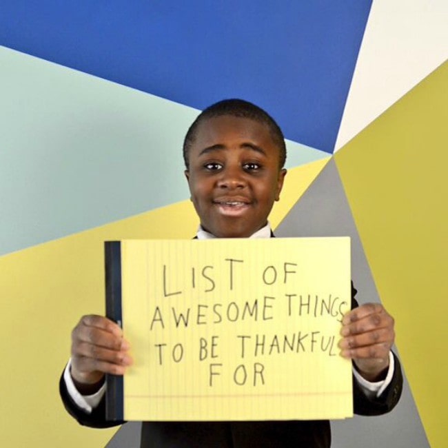 Kid President in an Instagram post as seen in November 2015