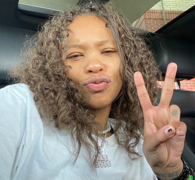 Kodie Shane in a selfie in April 2020