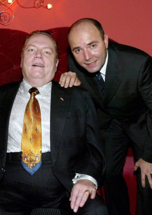 Larry Flynt (Left) and Pierre Woodman