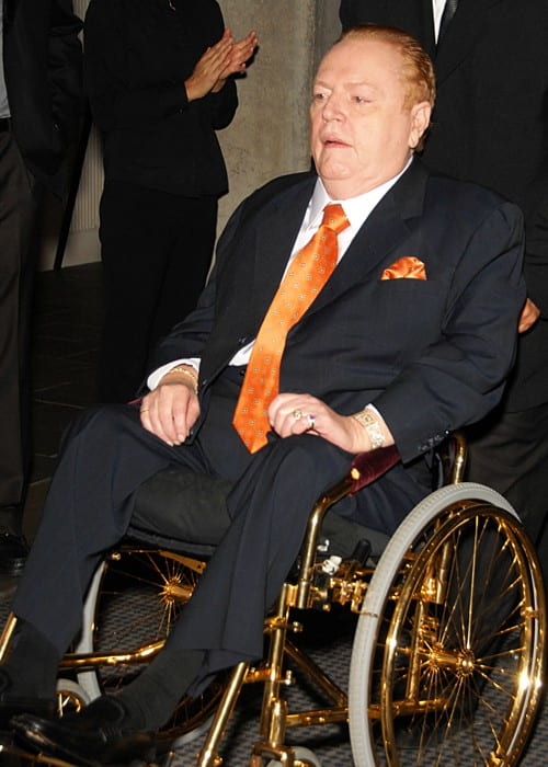 Larry Flynt during an event in November 2009