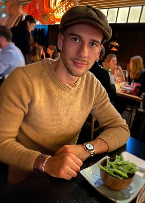 Leon Goretzka as seen in an Instagram Post in February 2020