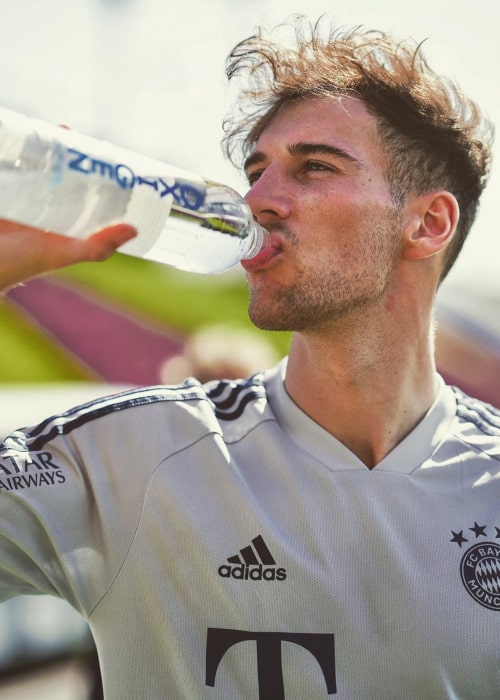 Leon Goretzka as seen in an Instagram Post in January 2020