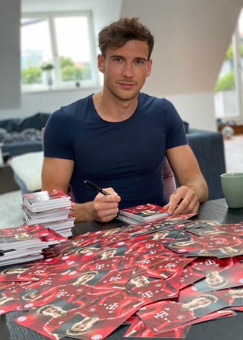 Leon Goretzka as seen in an Instagram Post in March 2020