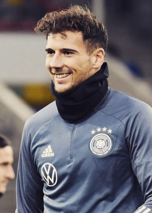 Leon Goretzka during a training session in November 2019