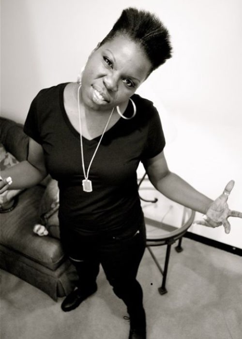 Leslie Jones as seen in a picture taken on the set of Way Black When in November 2010