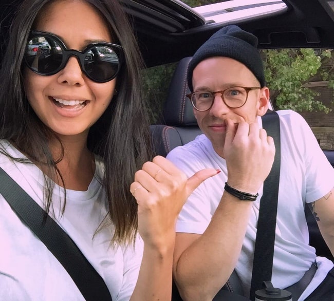 Leslie Priest as seen in a car selfie alongside Jenna Priest in October 2016