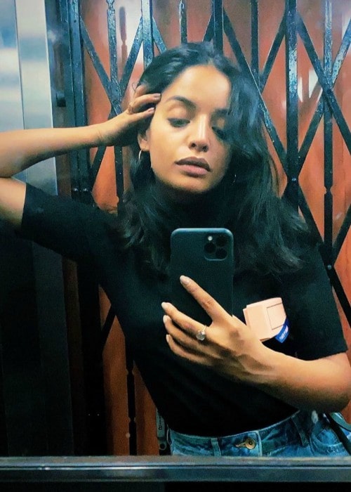 Lisa Mishra in a selfie in April 2020