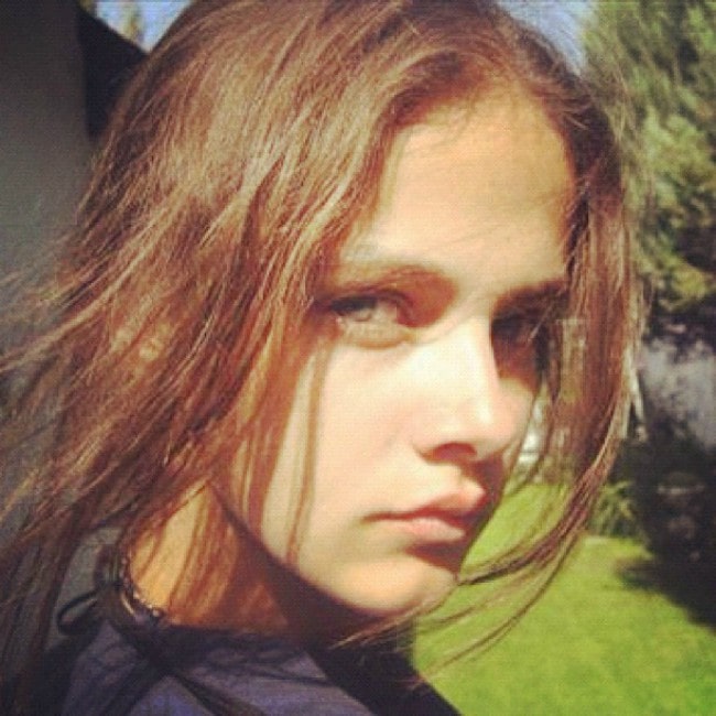 Lucia Dvorská in an Instagram post as seen in November 2012