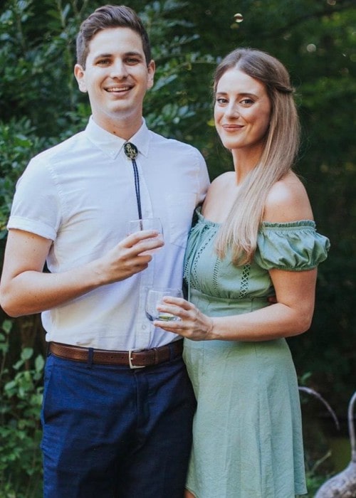 Luke Null and Kaitlin Cady Shultz as seen in December 2019