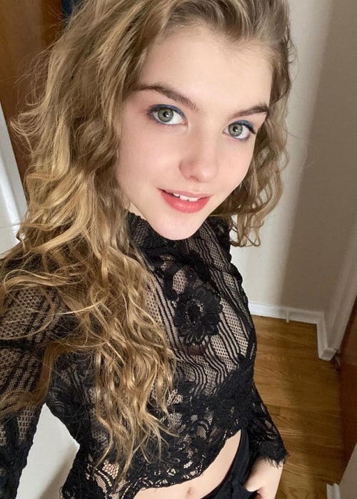 Lyliana Wray as seen while taking a selfie in Ottawa, Ontario in February 2020