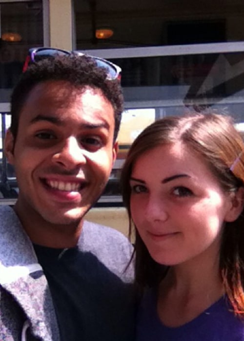 Marcel Cunningham and Simone Olivia, in an Instagram selfie, during a trip to San Francisco in September 2014