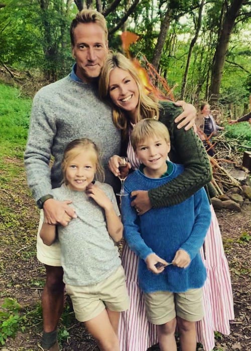 Marina Fogle with her family as seen in March 2020