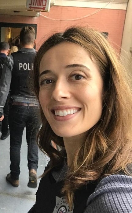 Marina Squerciati off to work in the morning in September 2019