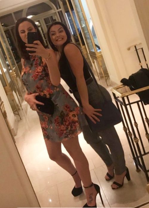 Megan Prescott and Kaya Scodelario seen together in January 2018
