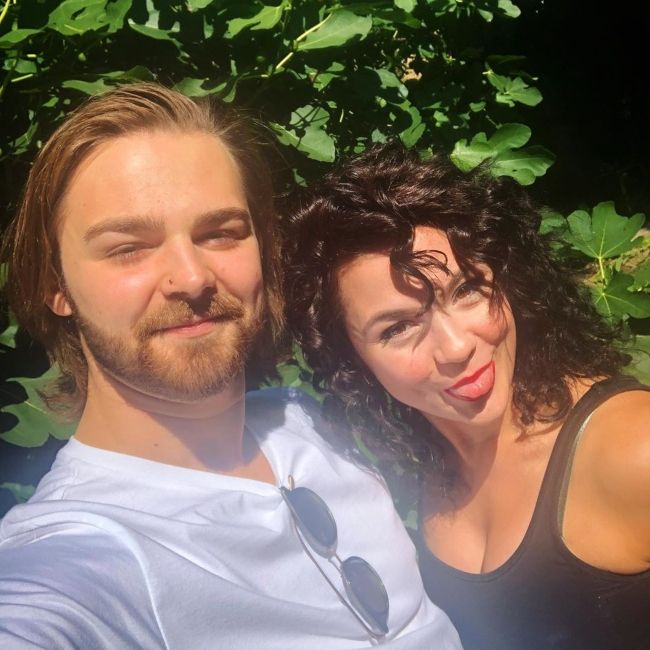 Megan seen with her brother Ben in September 2019