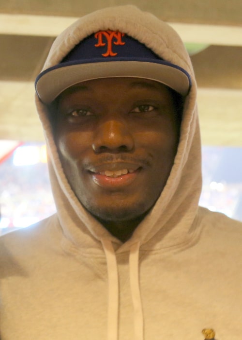 Michael Che at Citi Field in New York, United States in October 2015