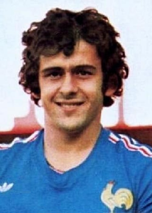 Michel Platini in a picture that was taken in 1978