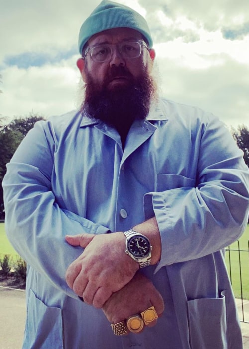 Nick Frost as seen in an Instagram Post in April 2020