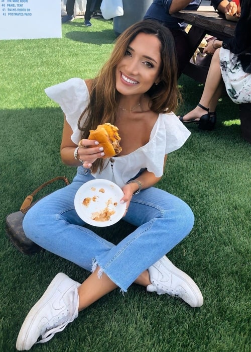 Nicole Lopez-Alvar as seen in a picture taken while celebrating National Hamburger Day in May 2020